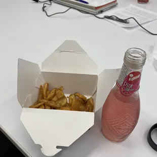 Greek Fries and Epsa Lemonade