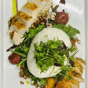 Buratta with chicken
