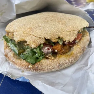 Moroccan Pita Sandwich