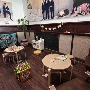 Kids play area.