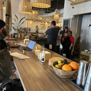 Bar/waitstaff area at Zocálo's