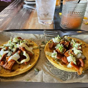 Camote Al Pastor Taco