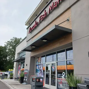 the front of the store