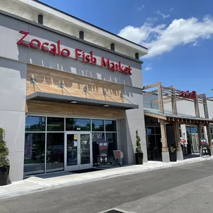 the front of the store