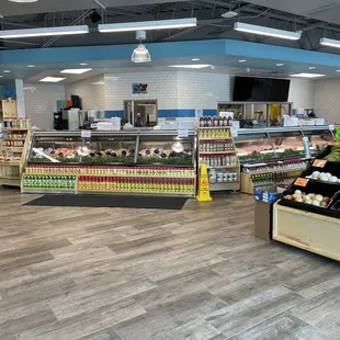 the fish section