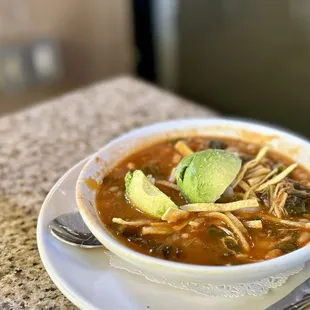 Chicken tortilla soup