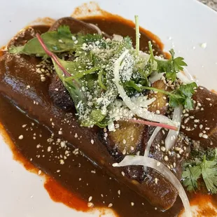Mole Enchiladas