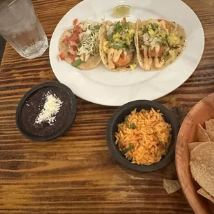 Shrimp tacos