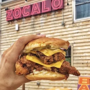 Hot Nashville Chicken Sandwich