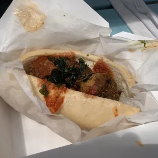 Eggplant Meatball Bomber