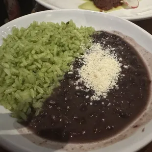 Cilantro rice and black beans