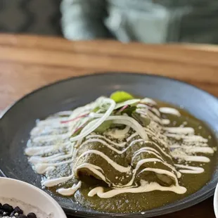 Verde Chicken Enchiladas