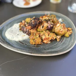 a plate of food