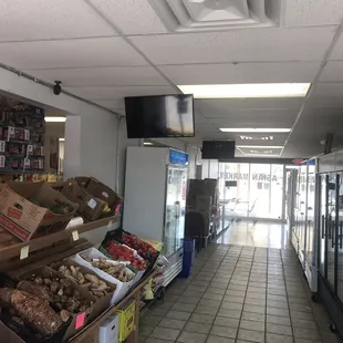 a view of a grocery store