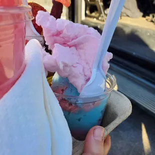 Cotton candy creation