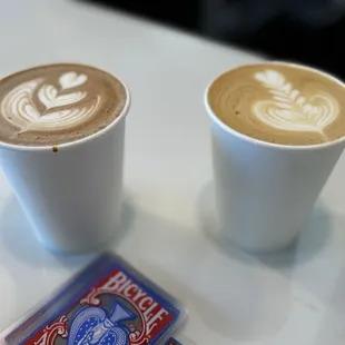 Mocha and Pistachio Latte