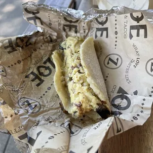 Bfast taco