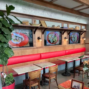 interior, sushi and sashimi