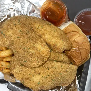 Fried tilapia