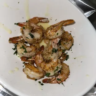 Shrimp with garlic butter