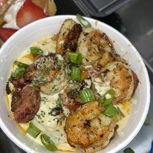 Cajun shrimp and grits