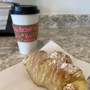 Tastes like a strawberry cheesecake croissant!