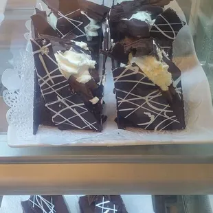 Chocolate Mousse slices