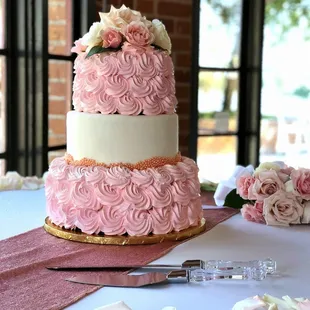 a wedding cake