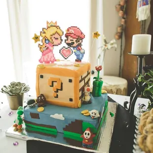 a super mario cake