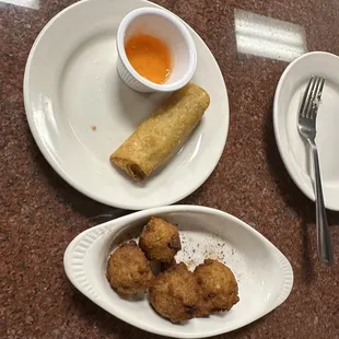 A6. Egg Roll A15. Takoyaki Skewers ( not skewers tho)