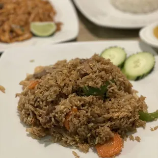 Combo basil fried rice