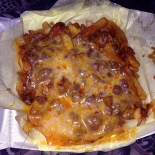 Chilli cheese fries