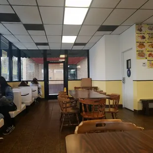 One side of the dining room