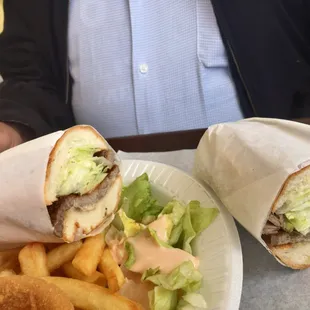 Asada burger.