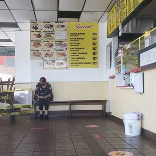 They need to put some chairs and tables outdoors, they have plenty of space
