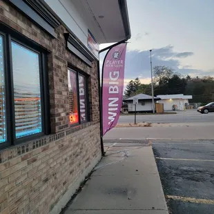 outside