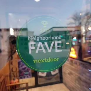 Nextdoor sign