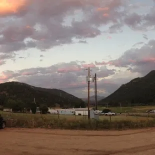 The view from our patio table, beautiful!