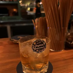 Birthday drink &amp; penicillin shots by amazing bar tenders