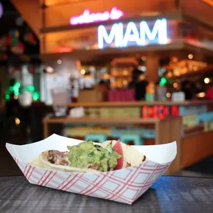 the inside of a mexican restaurant