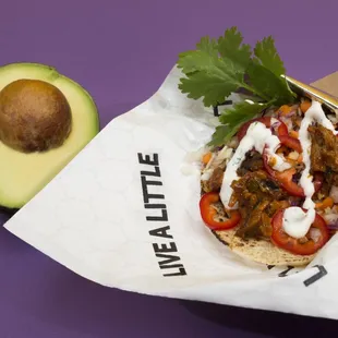 Grilled Adobo BBQ Chicken Taco