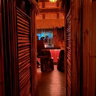 View from our cozy table