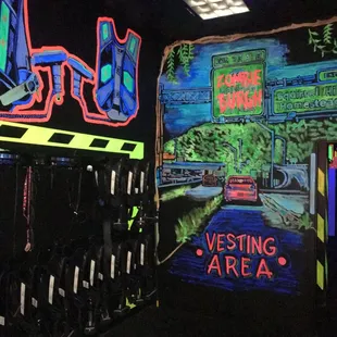 Laser Tag Ready Room