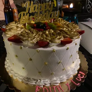 a birthday cake