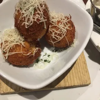 Arancini and Pesto