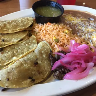 The other view of Street Taco plate