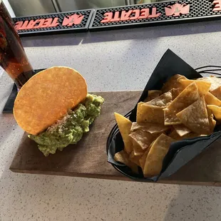 Chips and guacamole