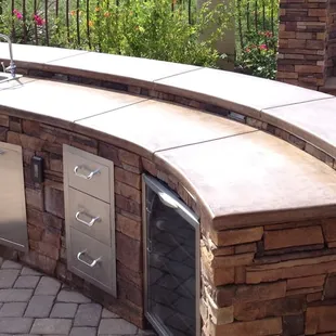 concrete counter-top