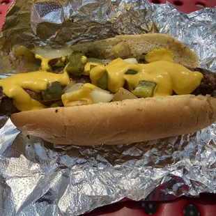 Zona Rosa fest. Gotta have a Schmeca's Italian with peppers and onions.