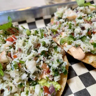 Crab Ceviche Tostadas